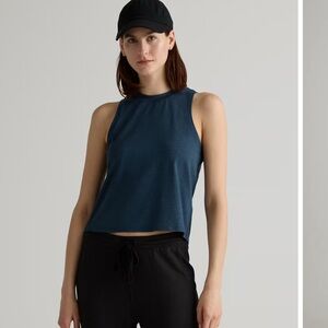Quince Flowknit Breeze Highneck tank